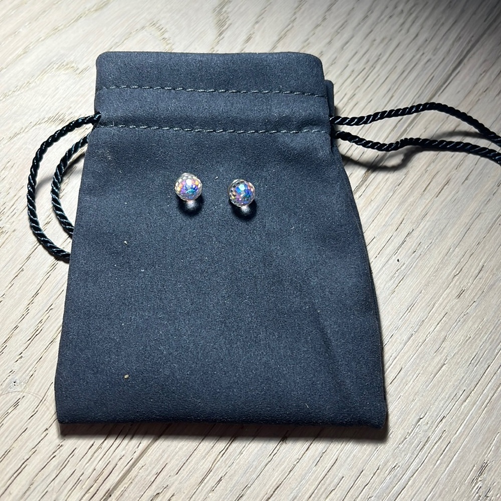j. crew crystal earrings
